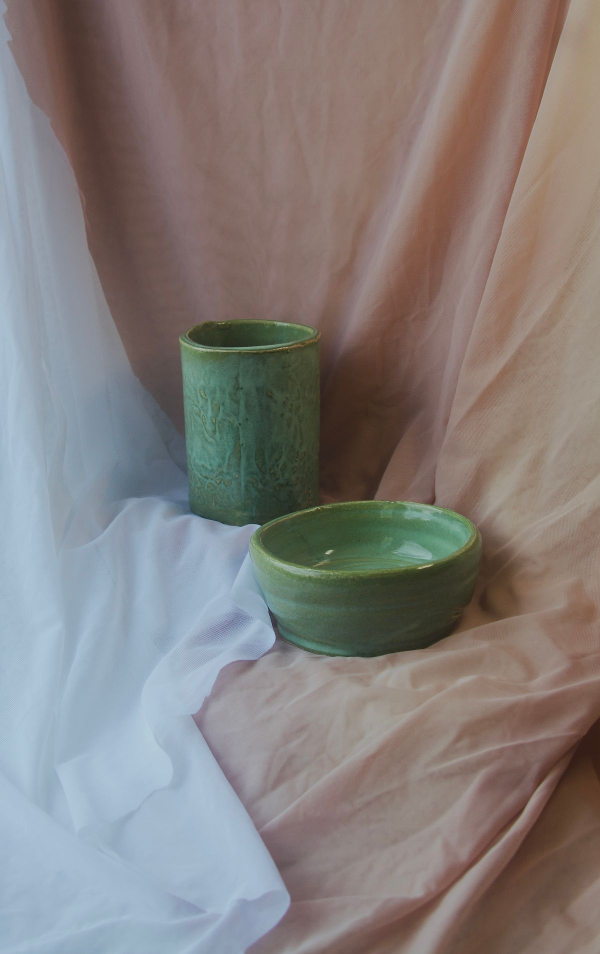 Tamegroute Glazed Vase (Tall)